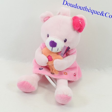 Peluche musicale ours POMMETTE Oiseau Intermarché 20 cm