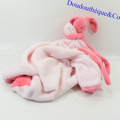 Doudou Kaninchendecke NATTOU Lapidou rosa und weiß 40 cm Doudou Kaninchendecke NATTOU Lapidou rosa und weiß 40 cm