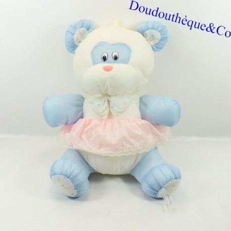 Plüschbär BIKIN Puffalump Fallschirm Canvas rosa Kleid Fliege Vintage Plüschbär BIKIN Puffalump Fallschirm Canvas rosa Kleid Fliege Vintage