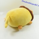 Peluche Lion AUCHAN Style Tsum-Tsum jaune 30 cm