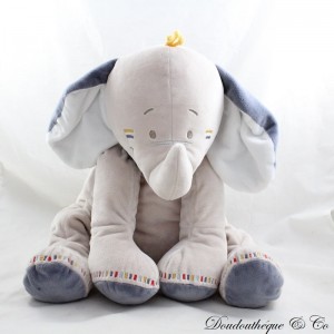 Elefante Bao de peluche NOUKIE'S Bao & Wapi azul beige sentado 30 cm