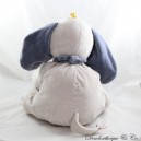 Peluche Bao éléphant NOUKIE'S Bao & Wapi bleu beige assis 30 cm