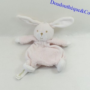Doudou flat rabbit BERLINGOT white 19 cm