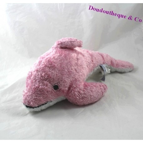 Farcite i capelli bianchi di MARINELAND Dolphin rosa lunghe 30 cm