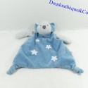 Flat blanket Koala OBAIBI blue, gray white stars 25 cm