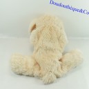 Peluche gama pijama perro ETAM botella de agua caliente beige pelo largo 35 cm