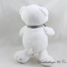 Peluche ours AIR VAL INTERNATIONAL blanc