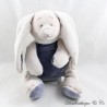 Plush Wapi rabbit NOUKIE'S Bao & Wapi blue beige medium 25 cm