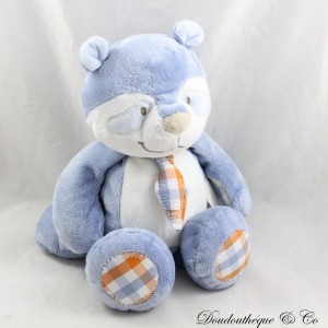 Musical plush William raccoon NOUKIE'S William and Henry blue white 28 cm