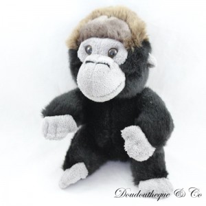 Plush monkey PETJES WORLD black gray