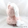 Peluche unicorno PRIMARK rosa bianco lucido seduta 20 cm
