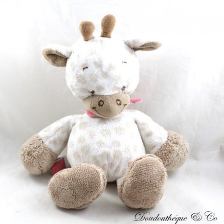 NATTOU Charlotte & Pink Beige Pink Plush 36 cm - SOS cuddly toy