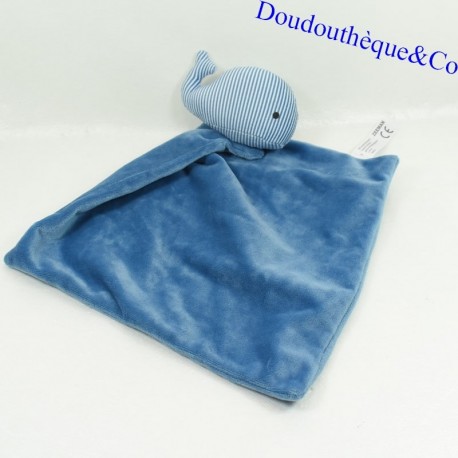Flachdecke Wal ZEEMAN gestreift weiß und blau 35 cm Flachdecke Wal ZEEMAN gestreift weiß und blau 35 cm
