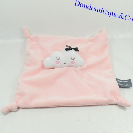 Doudou flat cloud ORCHESTRA Premom pink face sleeper 24 cm