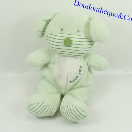 Plüschhund KIMBALOO grün weiß Baby KMB 23 cm