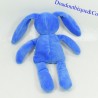 Semi flat rabbit cuddly toy WHEAT GRAIN blue 21 cm