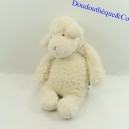 Peluche mouton MOULIN ROTY Les tout doux blanc beige agneau 23 cm
