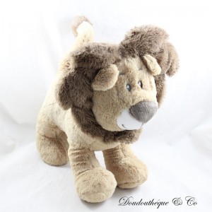 Plush lion ZDT brown beige Action Animal Blanket 33 cm