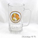 Bierkrug Homer SIMPSONS Dose Wasser trinken Bier transparentes Glas 16 cm