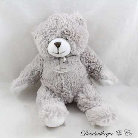 Plüschbär STORY OF BEARS Favorit perlgrau HO2703 25 cm Plüschbär STORY OF BEARS Favorit perlgrau HO2703 25 cm