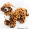 Peluche Leopold leopardo RUSS BERRIE marrón y negro vintage 31 cm