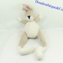 Plush rabbit IKEA Grey long leg belly white 36 cm