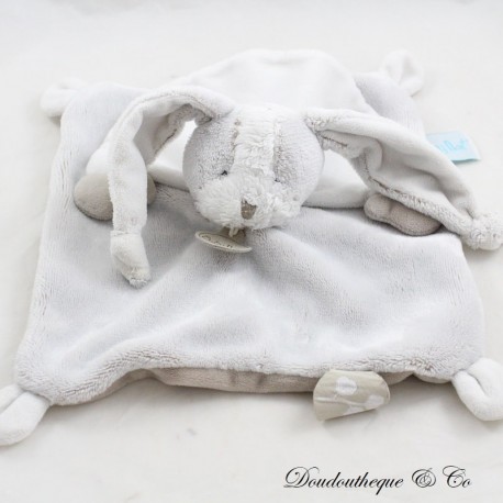 Coniglio piatto peluche BABY NAT' Les Toudoux gris BN0279 23 cm Coniglio piatto peluche BABY NAT' Les Toudoux gris BN0279 23 cm