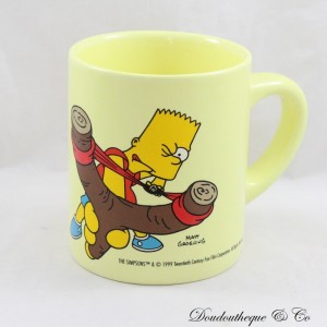 Mug Bart THE SIMPSONS In your face ! lance pierre jaune tasse céramique 10 cm