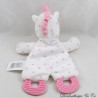 Unicorn Flat Cuddly Toy, ZDT ACTION, Teether, White Pink, 23 cm