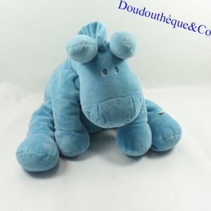 Plush donkey Paco NOUKIE'S sky blue seated 30 cm