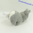 Conejo de peluche IKEA Glada gris y blanco 13 cm