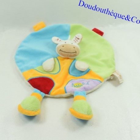 copy of Doudou flachen Esel Pferd BABY NAT Bandana rot 17 cm