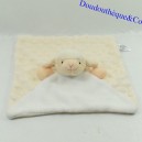 Sheepskin flat cuddly toy CEDATEC beige white 23 cm