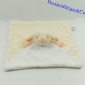 Sheepskin flat cuddly toy CEDATEC beige white 23 cm
