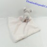 Doudou fazzoletto mouse SENZA MARCHIO grigio e bianco 34 cm