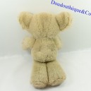 Koala di peluche vintage senza occhi in plastica di marca marrone 30 cm