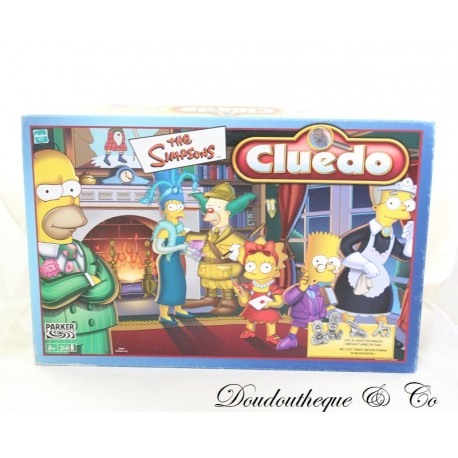 Jeu Cluedo THE SIMPSONS Parker Hasbro jeux de société personnages en étain Jeu Cluedo THE SIMPSONS Parker Hasbro jeux de société personnages en étain