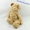 Plush XL tiger NICI beige and brown stripes 50 cm