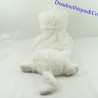 Plush cat ETAM range pyjamas blanket hot water bottle white 39 cm