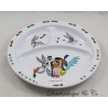 Compartment plate Bugs Bunny WARNER BROS Looney Tunes melamine baby 1993