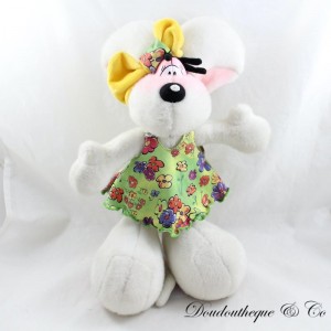 Plush mouse DIDDL Diddlina green dress
