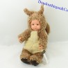 Doll baby squirrel ANNE GEDDES brown beige 25 cm