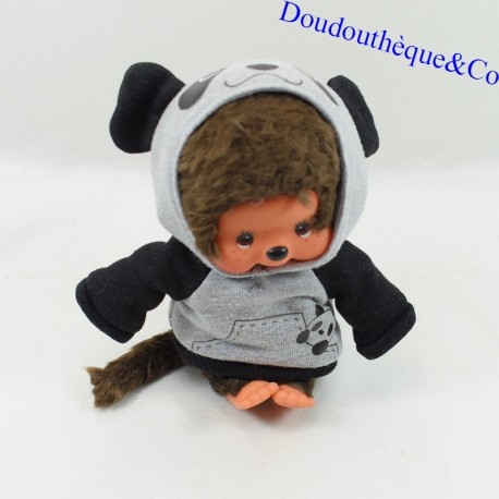 Peluche Kiki SEKIGUCHI Monchhichi sweat en panda 17 cm