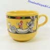Mug or mug rabbit Bugs Bunny STAFFORSHIRE Looney Tunes Yellow 9 cm