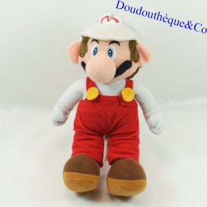 Peluche Mario Nintendo Super Mario casquette blanche salopette rouge 28 cm