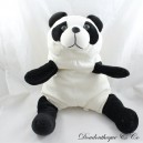 Panda de peluche vintage GIPSY blanco negro