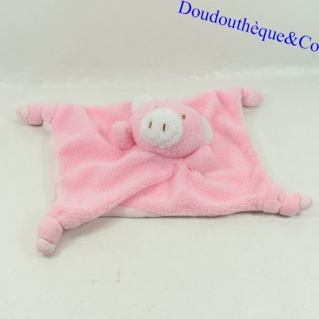 Flaches Kuscheltier Schwein BABOU rosa Rechteck 24 cm Flaches Kuscheltier Schwein BABOU rosa Rechteck 24 cm