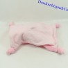 Flat cuddly toy pig BABOU pink rectangle 24 cm