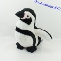 Pingüino de peluche NATURE PLANET pingüino gris negro 22 cm