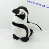 Pinguino di peluche NATURE PLANET pinguino grigio nero 22 cm